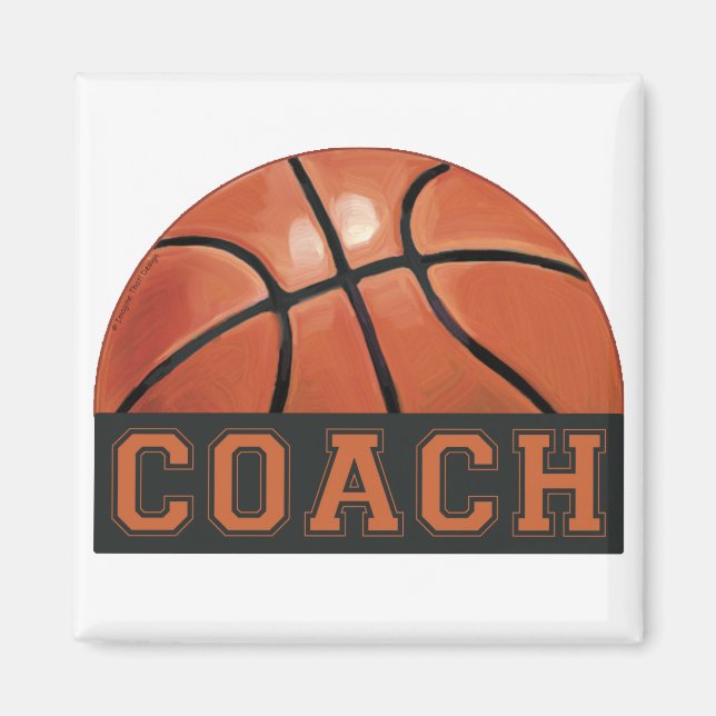 Basketballtrainer Magnet (Vorne)