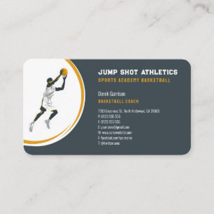 Basketballtrainer   Sport Trainer Visitenkarte