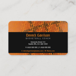 Basketballtrainer | Sport Visitenkarte