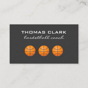 Basketballtrainer Visitenkarte