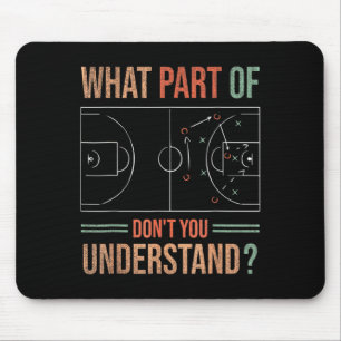 Basketballtrainer, welchen Teil von Verstehst du n Mousepad