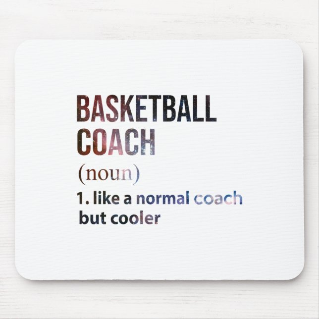 Basketballtrainer wie ein normaler Trainer, aber C Mousepad (Vorne)
