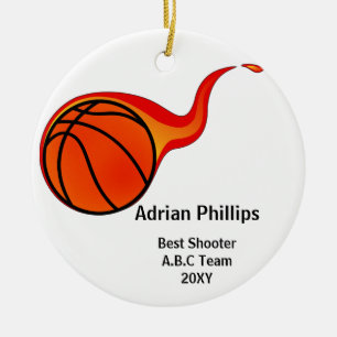 Basketballverzierung Keramik Ornament