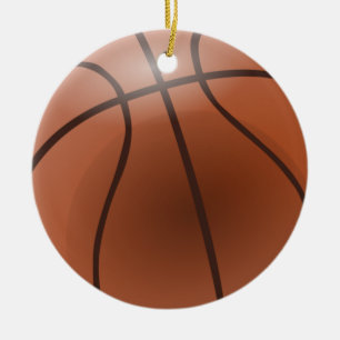 Basketballverzierungen Keramikornament