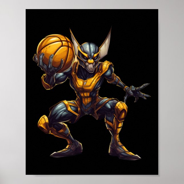 Basketballwasche Poster (Vorne)