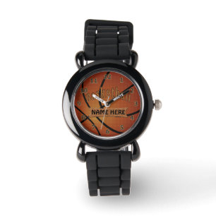 BASKETBALLWATCH, Personalisierte Basketballgeschen Armbanduhr
