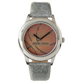 BASKETBALLWATCH, Personalisierte Basketballgeschen Armbanduhr