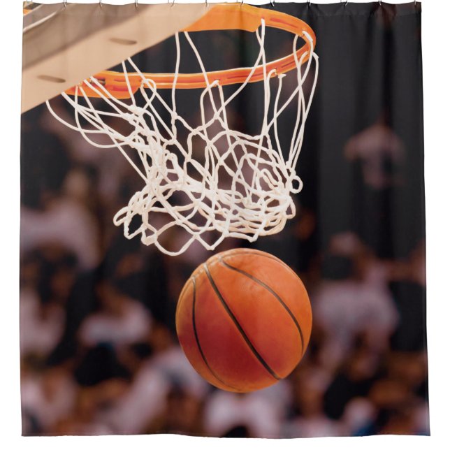 Basketballwertung Duschvorhang (Vorderseite)