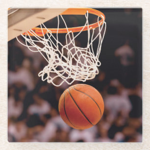 Basketballwertung Glasuntersetzer