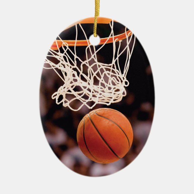 Basketballwertung Keramik Ornament (Vorne)