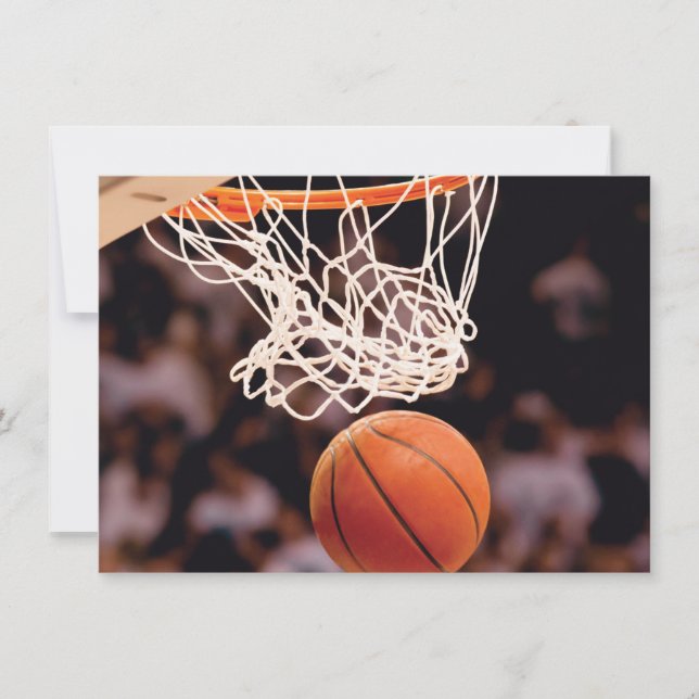 Basketballwertung Mitteilungskarte (Vorderseite)