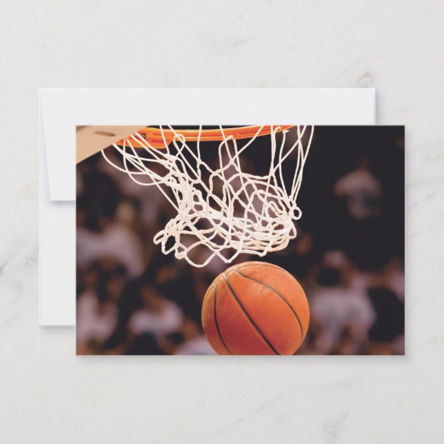 Basketballwertung RSVP Karte (Vorderseite)