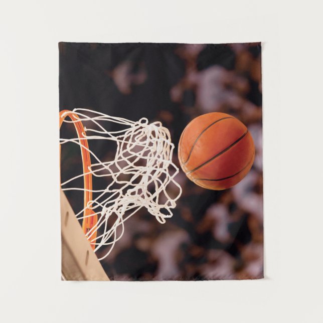 Basketballwertung Wandteppich (Vorderseite)