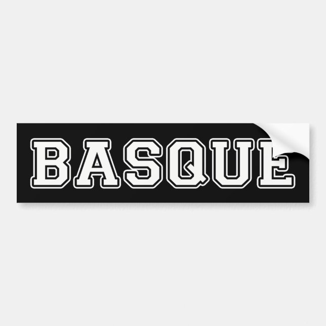 Baskisch Autoaufkleber (Vorne)