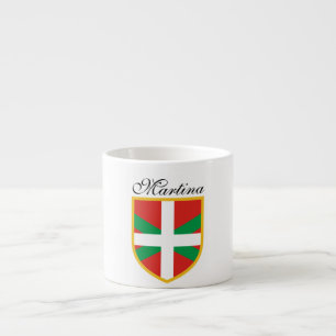 Baskische Flagge Espressotasse