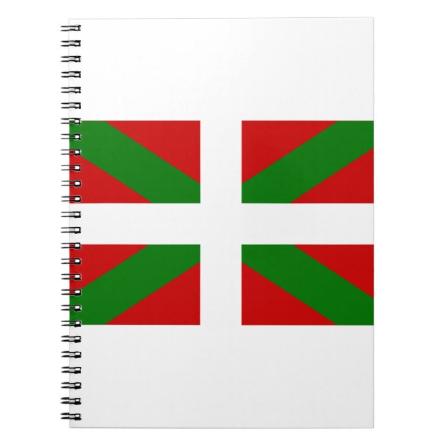 baskische Flagge Notizblock (Vorderseite)