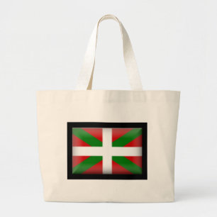 Baskische Flagge   País Vasco Jumbo Stoffbeutel