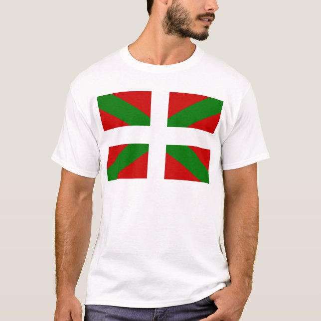 Baskische Flagge T-Shirt (Vorderseite)