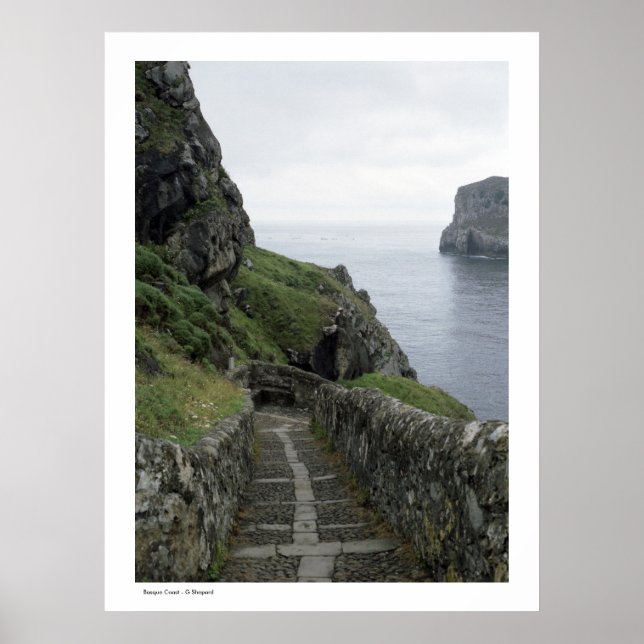 Baskische Küste - G Schäfer Poster (Vorne)