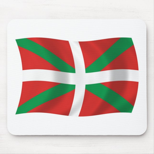Baskische Menschen Flaggenmousepad Mousepad (Vorne)