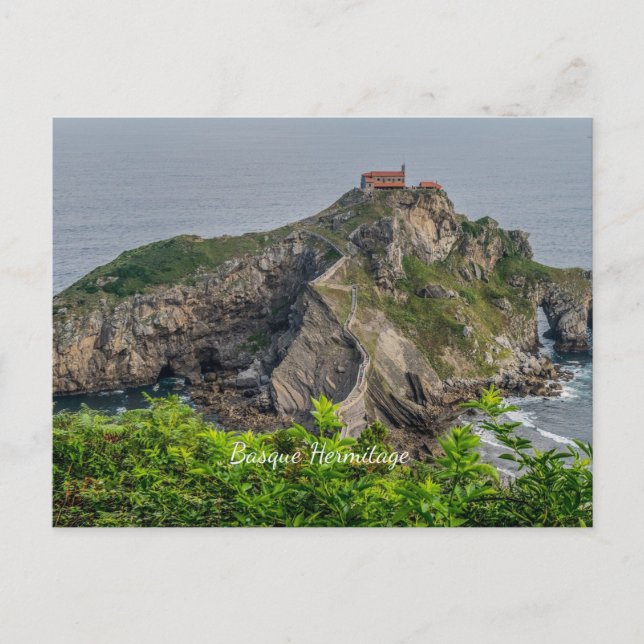 Baskischer Hermitage, San Juan de Gaztelugatxe Postkarte (Vorderseite)