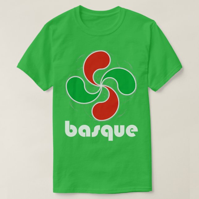baskisches Design baskischer Pride Lauburu Vier He T-Shirt (Design vorne)