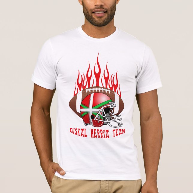 Baskisches Fußball-Shirt T-Shirt (Vorderseite)