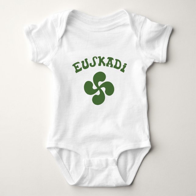 Baskisches Kreuz Euskadi Baby Strampler (Vorderseite)