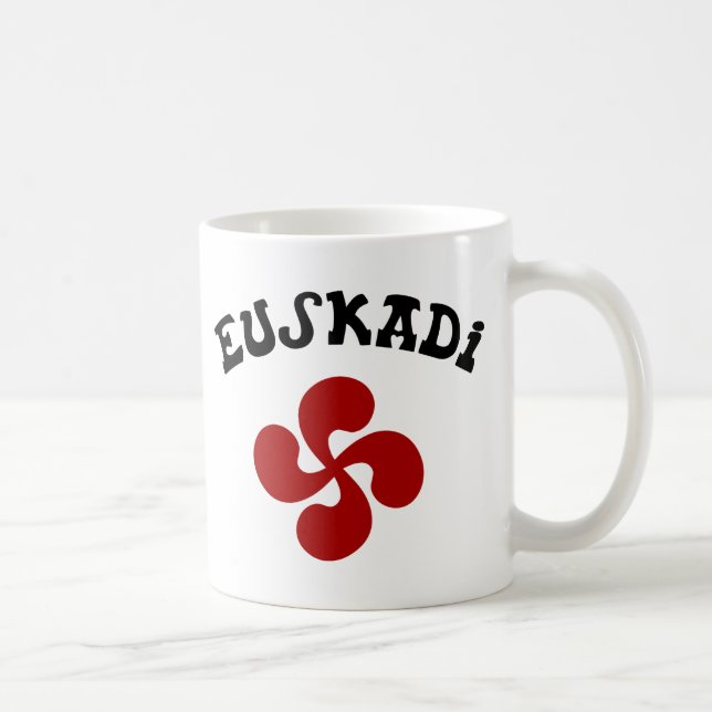 Baskisches Kreuz Euskadi Rouge Kaffeetasse (Rechts)