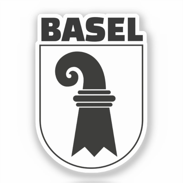 Basler Wappen Aufkleber (Vorderseite)