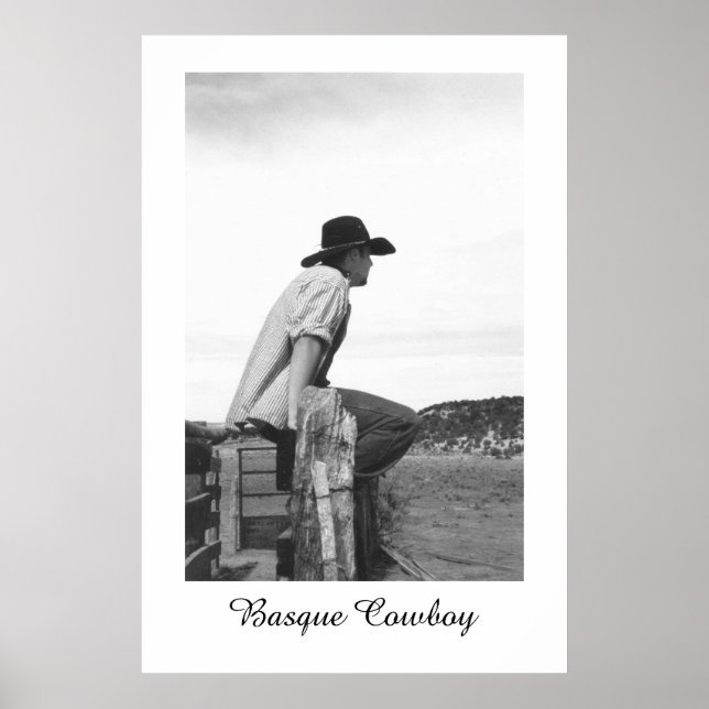 Basque Cowboy Poster (Vorne)