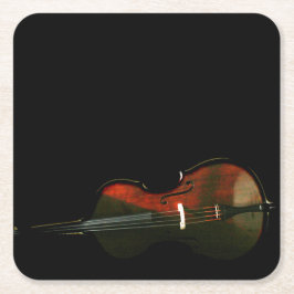 Bass 3-Küstenercnm Rechteckiger Pappuntersetzer