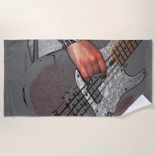 Bass 4 btcna strandtuch (Vorderseite)