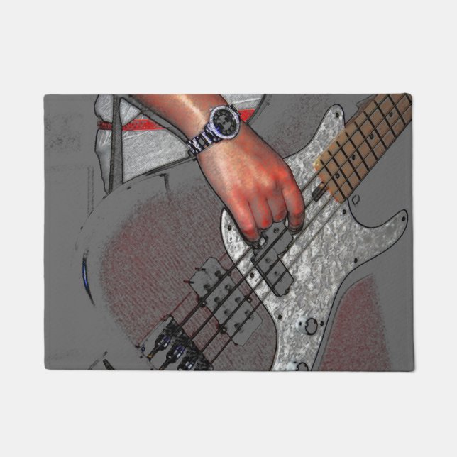 Bass 4 dm Lichtbogen2 Fußmatte (Vorderseite)