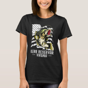 Bass-Angelfischen Sport Angler Kerr Reservoir T-Shirt