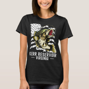 Bass-Angelfischen Sportfischer Kerr Reservoir T-Shirt