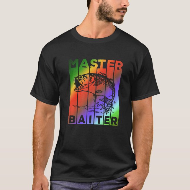 Bass-Angeln Meister-Köder T-Shirt (Vorderseite)