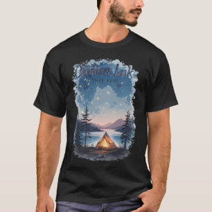 Bass-Angeln Rosa-Tarnflagge Großmaul T-Shirt