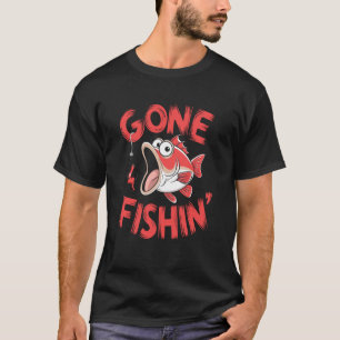 Bass-Angler Beim Barsch-Angeln Vater T-Shirt