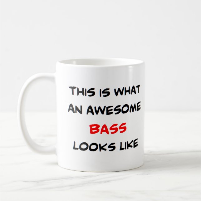 bass, awesome kaffeetasse (Links)