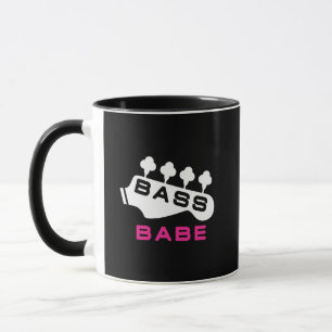 Bass Babe Geschenk für Bassiste Girl Tasse