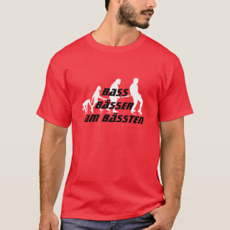 "Bass-Bässer grundlegender dunkler T - Shirt