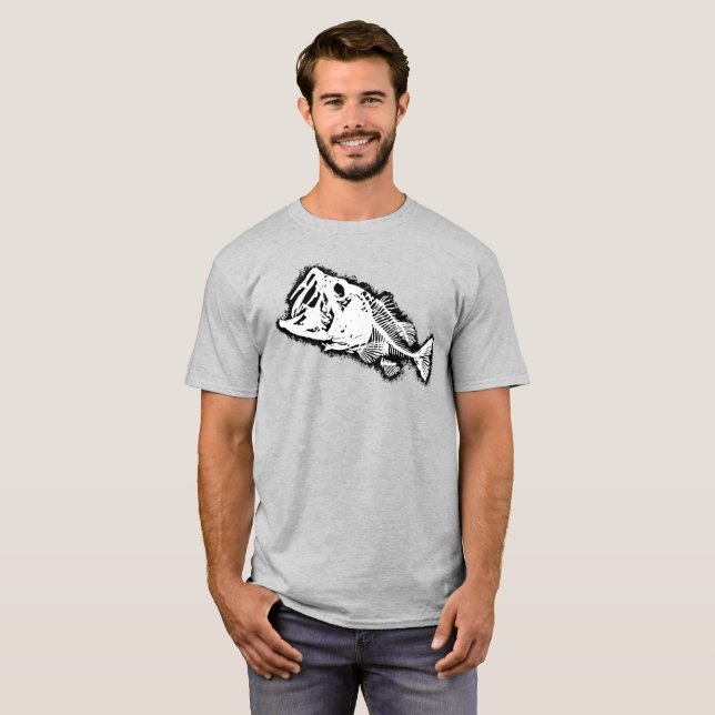 BASS & BONES White T-Shirt (Vorne ganz)
