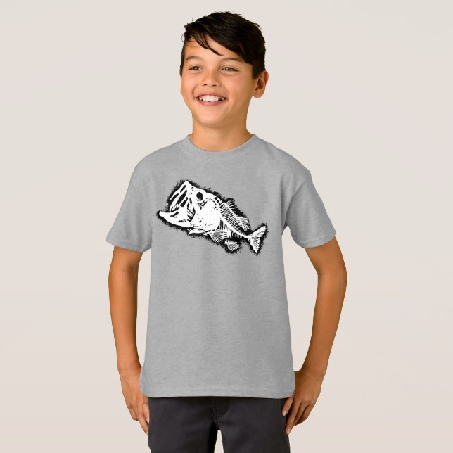 BASS & BONES White T-Shirt (Vorne ganz)
