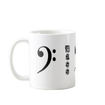 Bass Boss Bass Clef Tasse