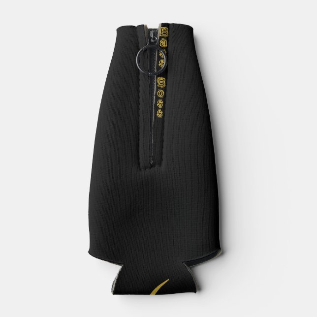 Bass Boss Flasche Cooler in Gold Flaschenkühler (Rückseite)