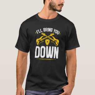 Bass bringt euch runter E-Bass-Gitarristen T-Shirt
