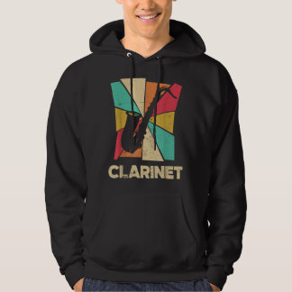 Bass Clarinet Clarinetist Clarinet Player Silhouet Hoodie