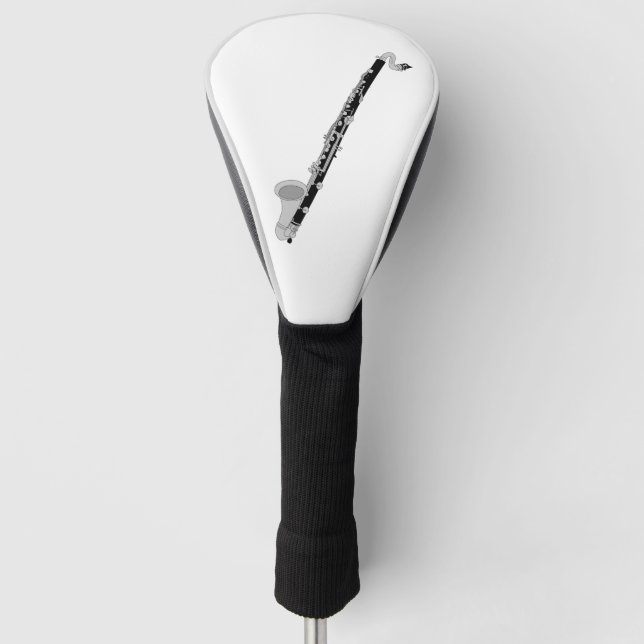 Bass Clarinet Golf Headcover (Vorderseite)
