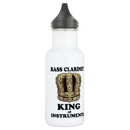 Bass Clarinet King of Instruments Edelstahlflasche